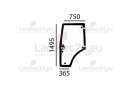 Door window for left side 7700073324 for CLAAS/RENAULT tractor